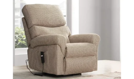 Kazkoni Sallanan Motorlu Masajlı TV Baba Koltuğu - Keten Kumaş, Tv Koltuğu tv izleme