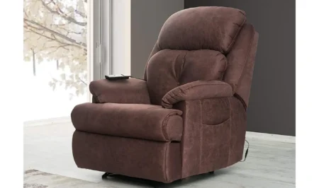 Zaranni Kole Kahverengi Motorlu Masajlı TV Koltuğu Baba Koltuğu konfor ve dinlenme