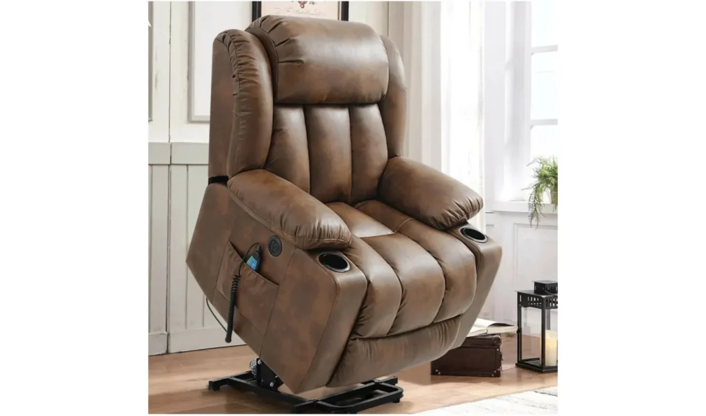 Zaranni kahverengi liftli hasta koltuğu ürün görseli