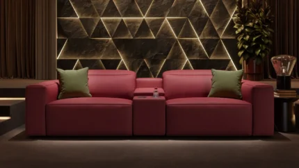 Zaranni kırmızı sinema koltuğu ürün görseli