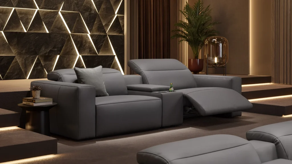 Zaranni siyah sinema koltuğu ürün görseli