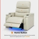 Smax Ev Sinema Koltuğu Krem Tekli Sinema Koltuğu ev sineması