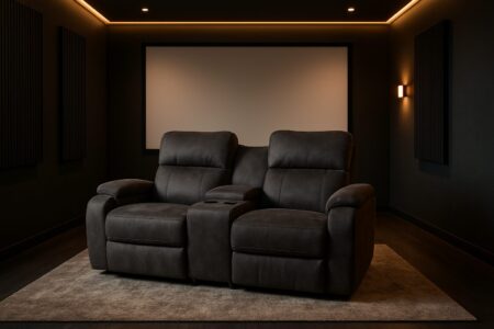 Kendy Tek Motorlu İkili Ara Modüllü Sinema Tv Koltuğu Sinema Koltuğu ev sineması