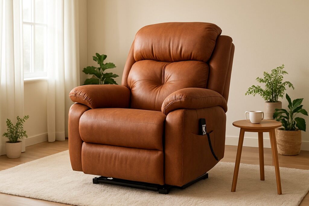 Zaranni Salte Kahverengi Motorlu Liftli Ortopedik Hasta Koltuğu Hasta Koltuğu yaşlı bakımı