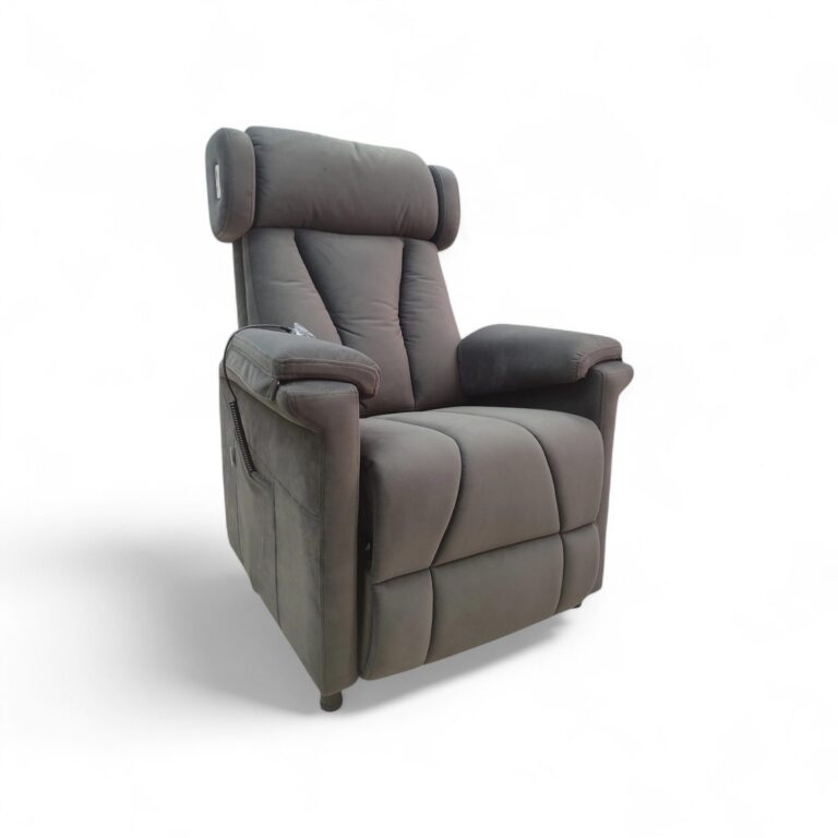 Zaranni antrasit liftli motorlu hasta koltuğu ön görünüm ürün görseli