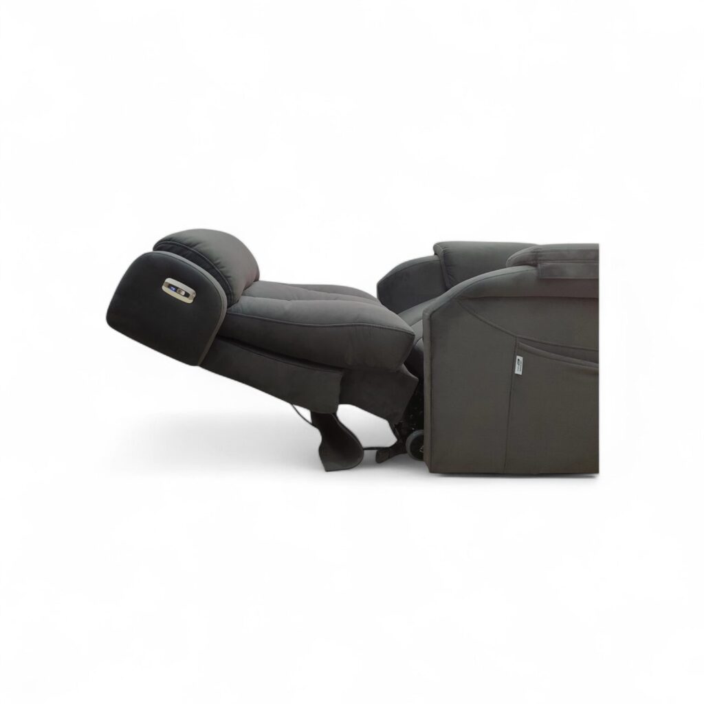 Zaranni antrasit liftli motorlu hasta koltuğu ön görünüm ürün görseli