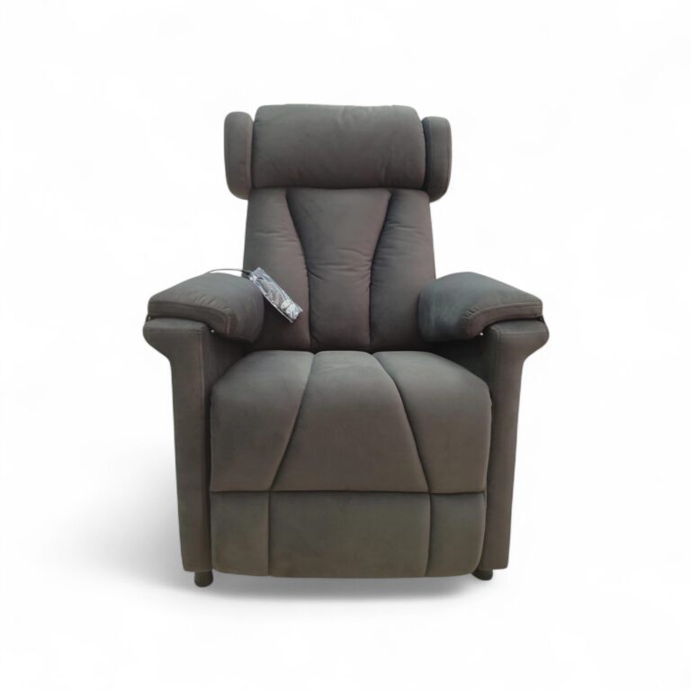 Zaranni antrasit liftli motorlu hasta koltuğu ön görünüm ürün görseli