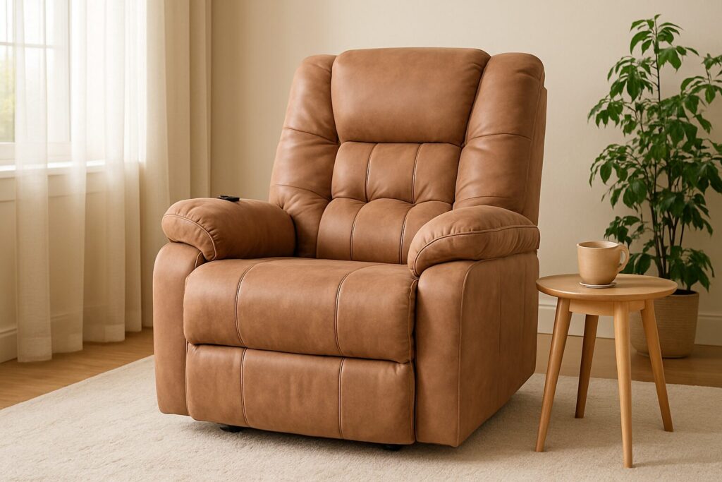 Zaranni Becani liftli motorlu 2 motorlu hasta koltuğu ön görünüm ürün görseli