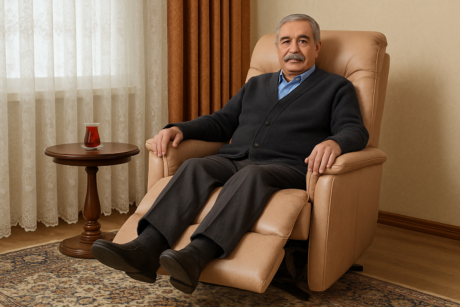 Zaranni Premium Sanio 2 Motorlu Ortopedik TV Koltuğu | Konforun Zirvesi oturma kullanımı — Zaranni lifestyle görsel